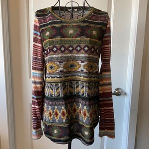 Stripe and Pattern Sweater